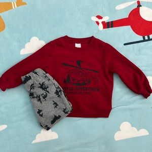 Carters long sleeve shirt and pants